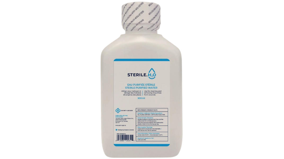 Sterile Purified Water, 500ml