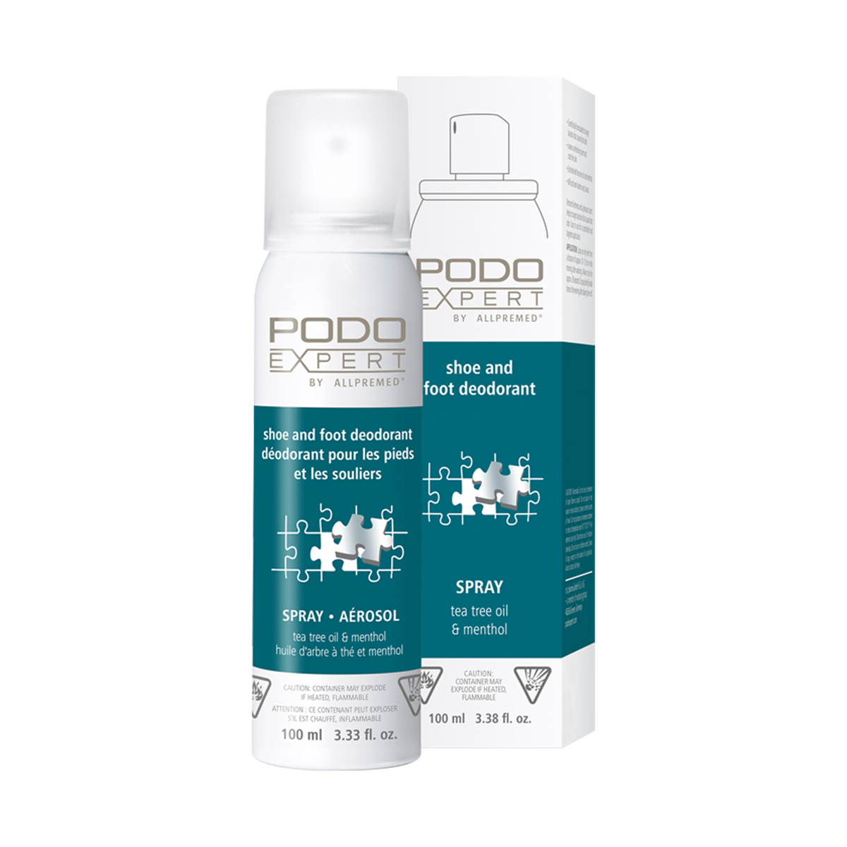 PodoExpert Shoe and Foot Deodorant - Calming Scent (125ml)