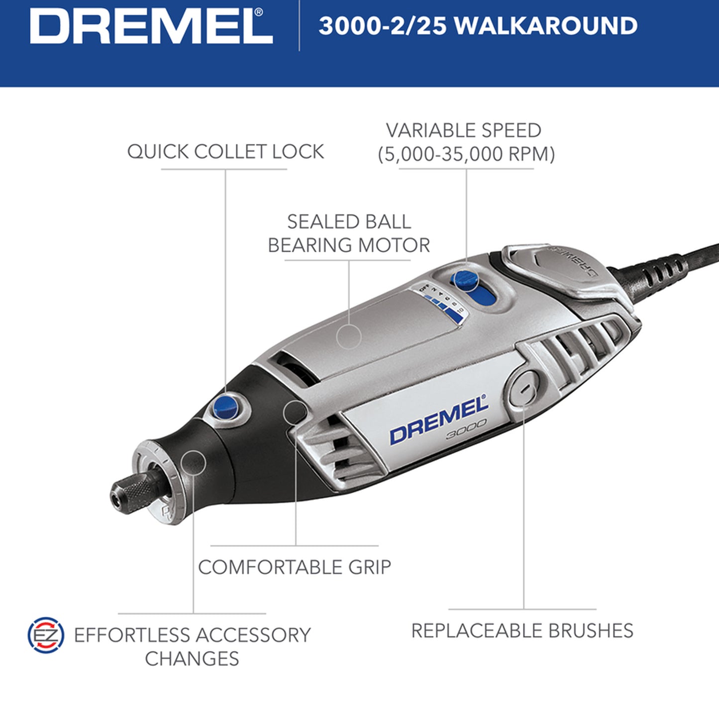 Dremel 3000 Corded Rotary Tool