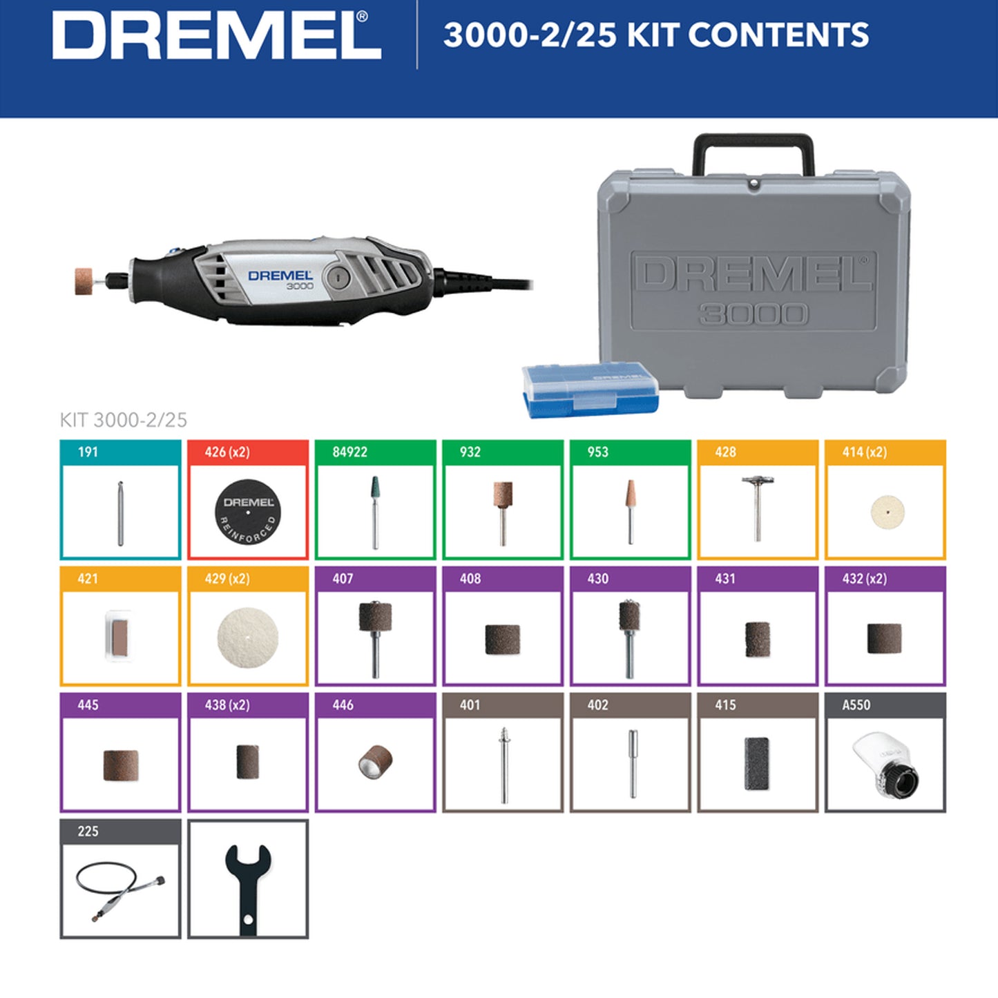 Dremel 3000 Corded Rotary Tool