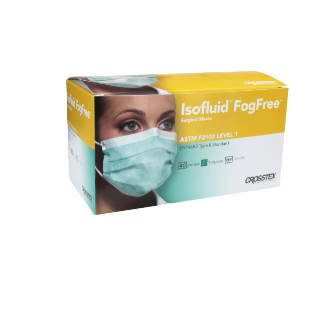 Crosstex Isofluid Fog-Free Masks (40/Box)