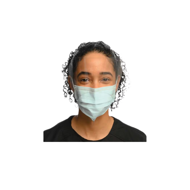 Crosstex Isofluid FogFree™ Earloop Mask w/Shield with Secure Fit™ Mask Technology (25/Box)