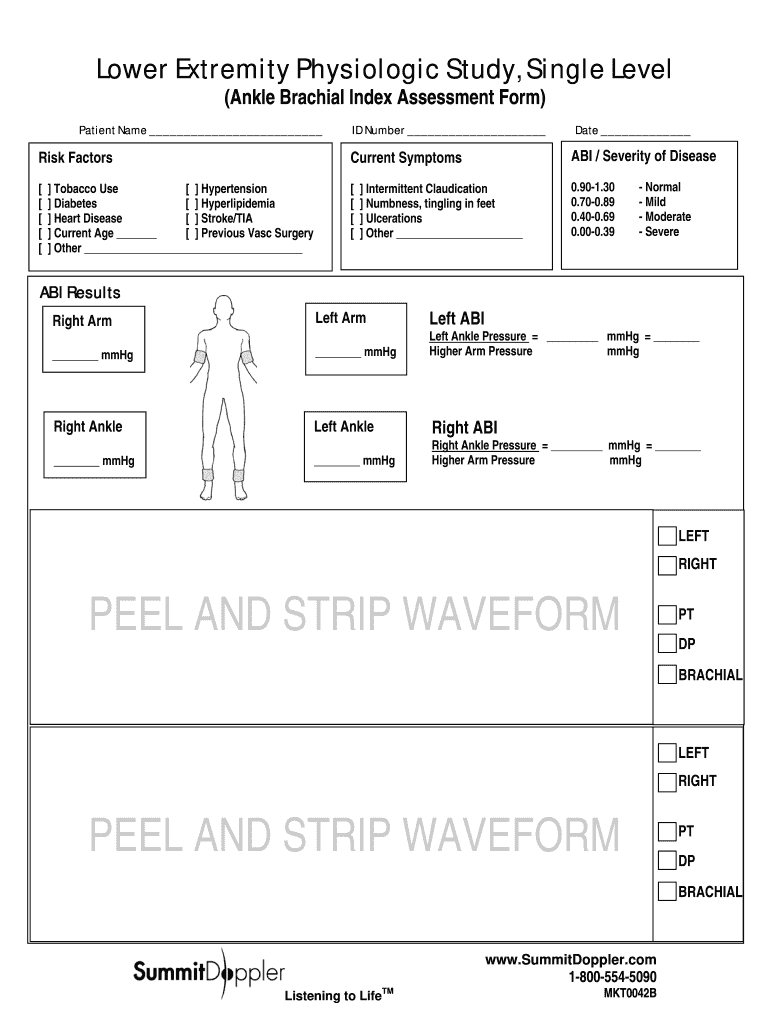 Cooper Surgical ABI Assessment Forms
