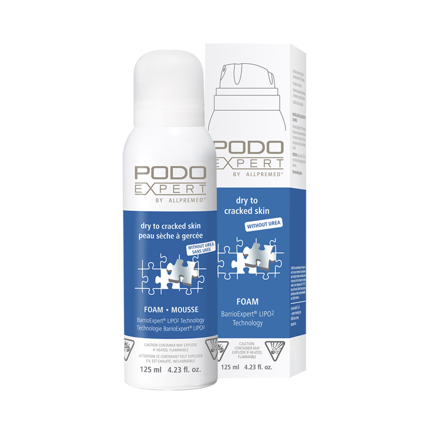 PodoExpert Dry to Cracked Skin Without Urea (125ml)