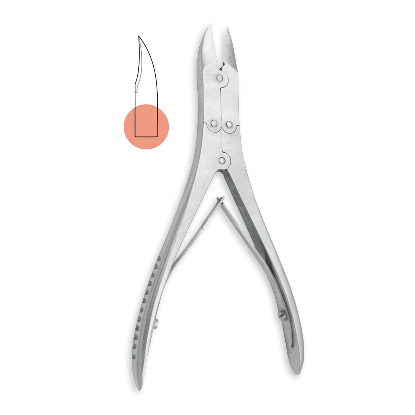 QFC850CE Nail Cutter 4.8” - Compound Action (Curved Jaw)