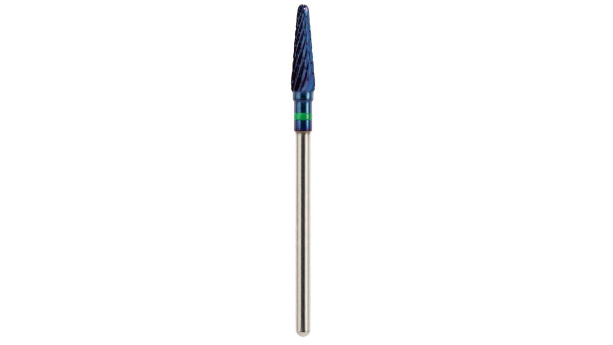 Rotatool RT512C-TiAIN Carbide Burr Long Thin Cone Cross Cut