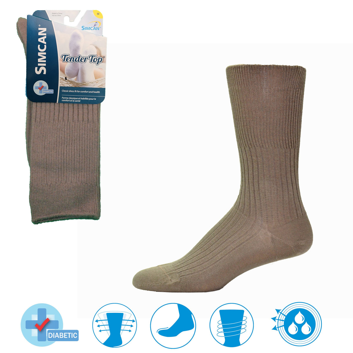 The Simcan Tender Top® Mid-Calf (Taupe)