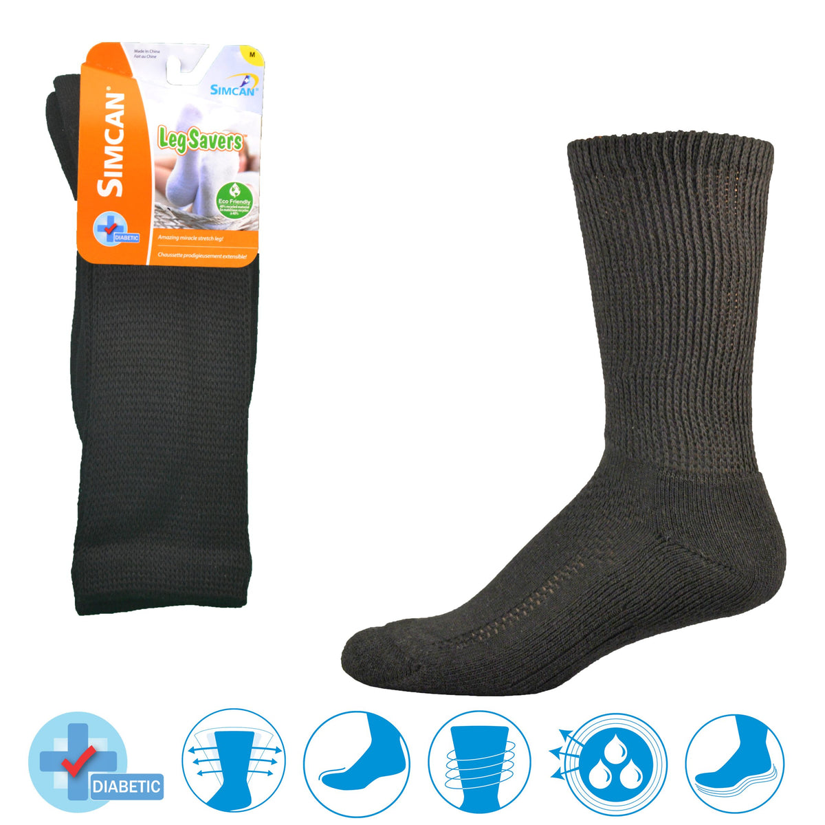 Simcan Leg Savers™ Mid-Calf (Black)