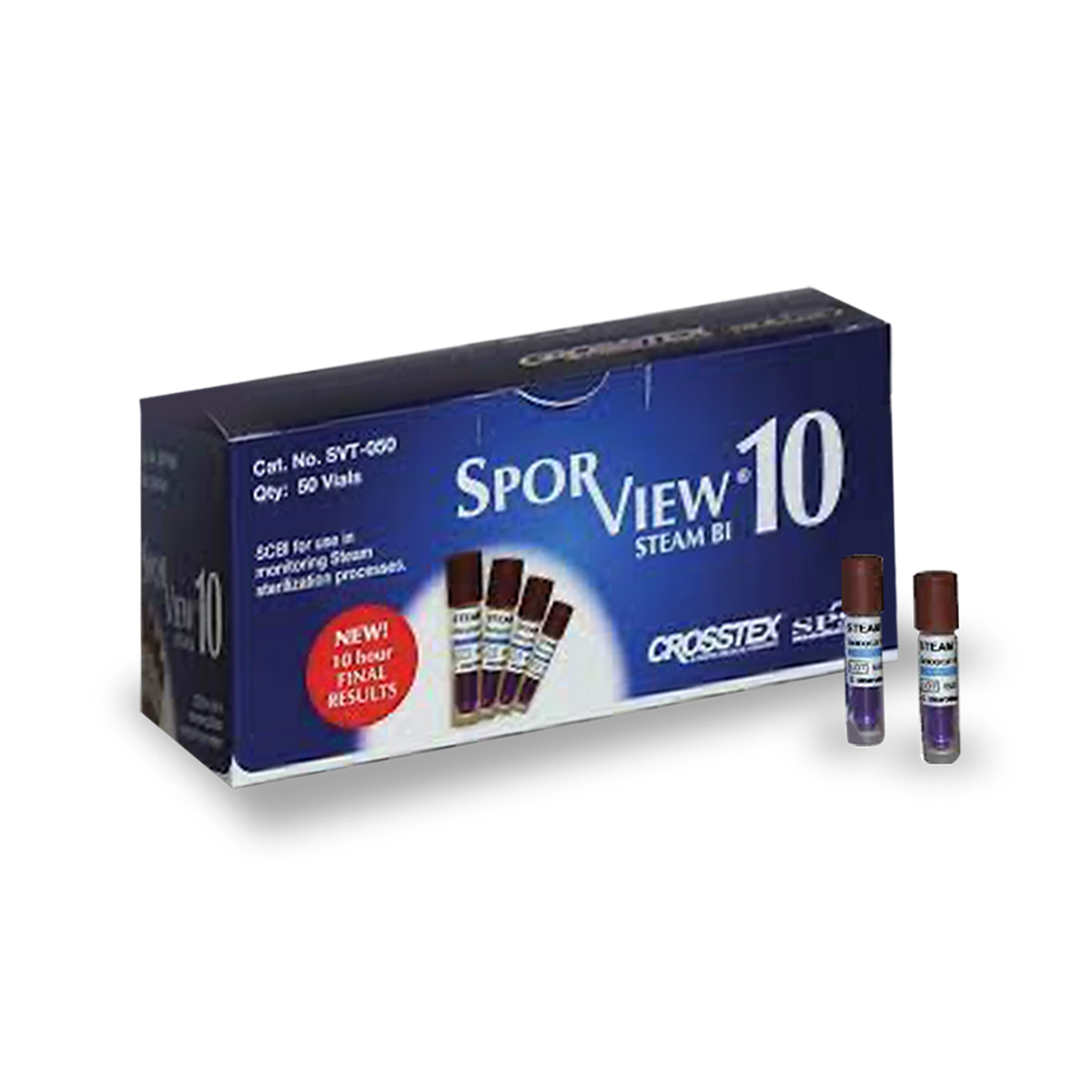 Crosstex SporView 10-Hour Replacement Vials