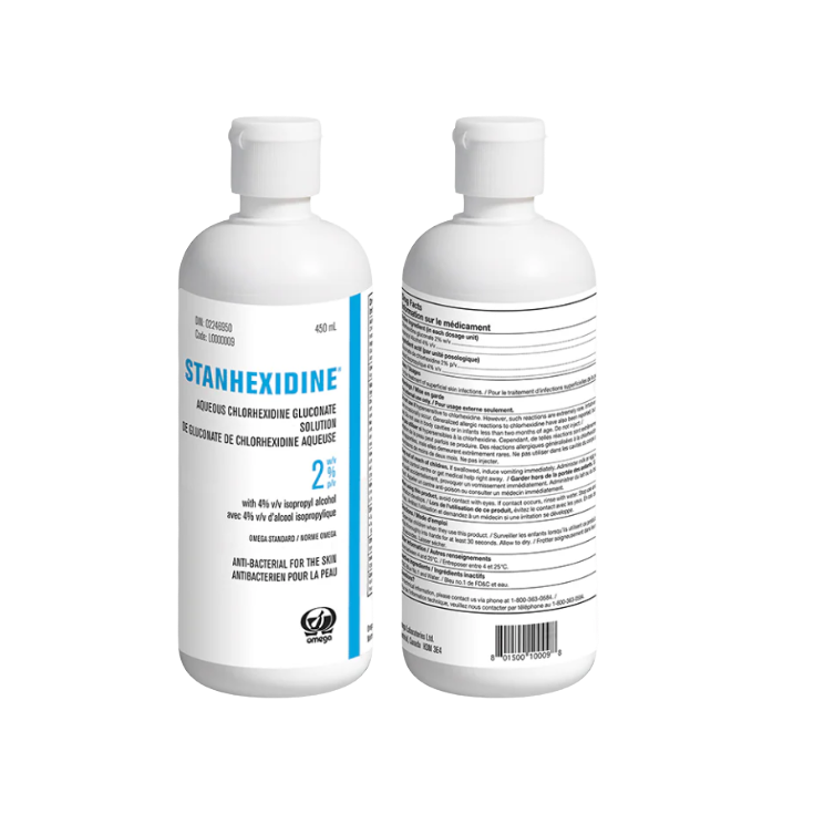 STANHEXIDINE 2% - Aqueous chlorhexidine gluconate 2% with 4% isopropyl alcohol