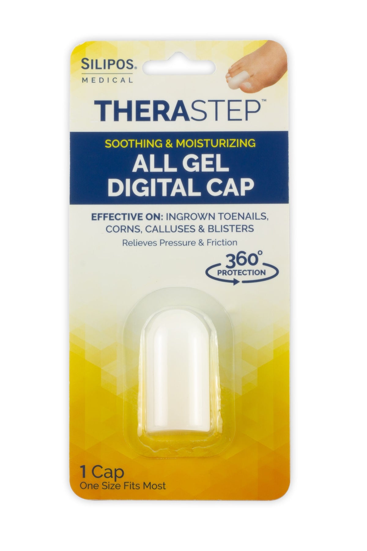 Silipos TheraStep™ All Gel Digital Cap (1/Pkg)
