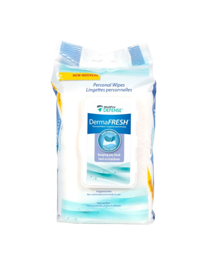 MedPro Defense DermaFRESH Fragrance-free Personal Wipes