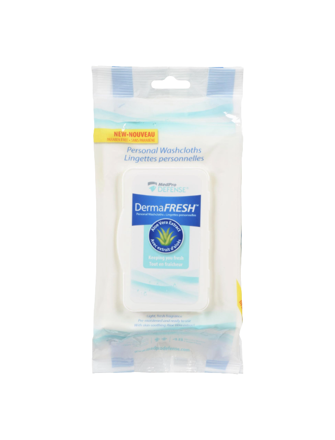MedPro Defense DermaFRESH Fragrance-free Personal Wipes