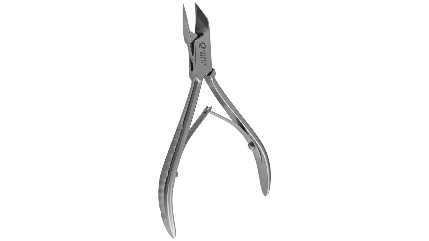 QFC831CE - 5” Curved Jaw Nail Cutter  - Double Spring