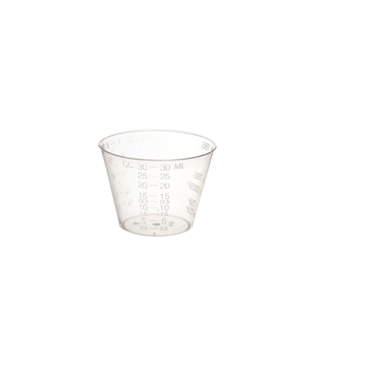Alliance® Plastic Medicine Cups, 1 oz, graduated