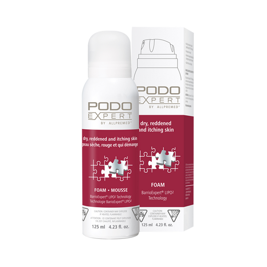 PodoExpert Dry, Reddened & Itching Skin Foam (125ml)