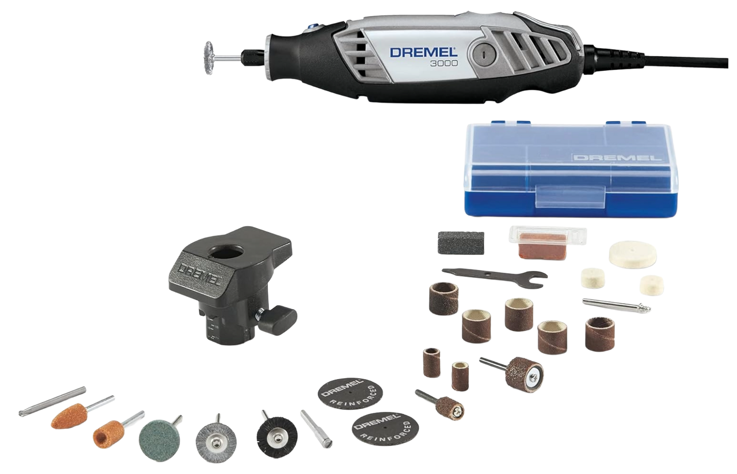 Dremel 3000-1/24 Variable Speed Rotary Tool Kit With 24 Accessories