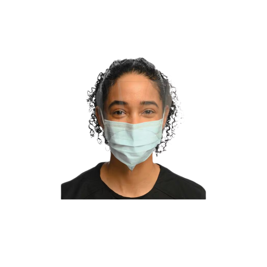 Crosstex Isofluid FogFree™ Earloop Mask w/Shield with Secure Fit™ Mask Technology (25/Box)