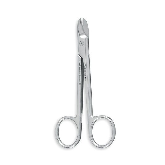 Miltex 4¼" Curved Jaw Serrated Wire Cutting Scissors