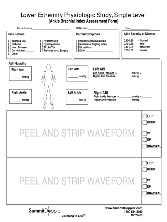 Cooper Surgical ABI Assessment Forms