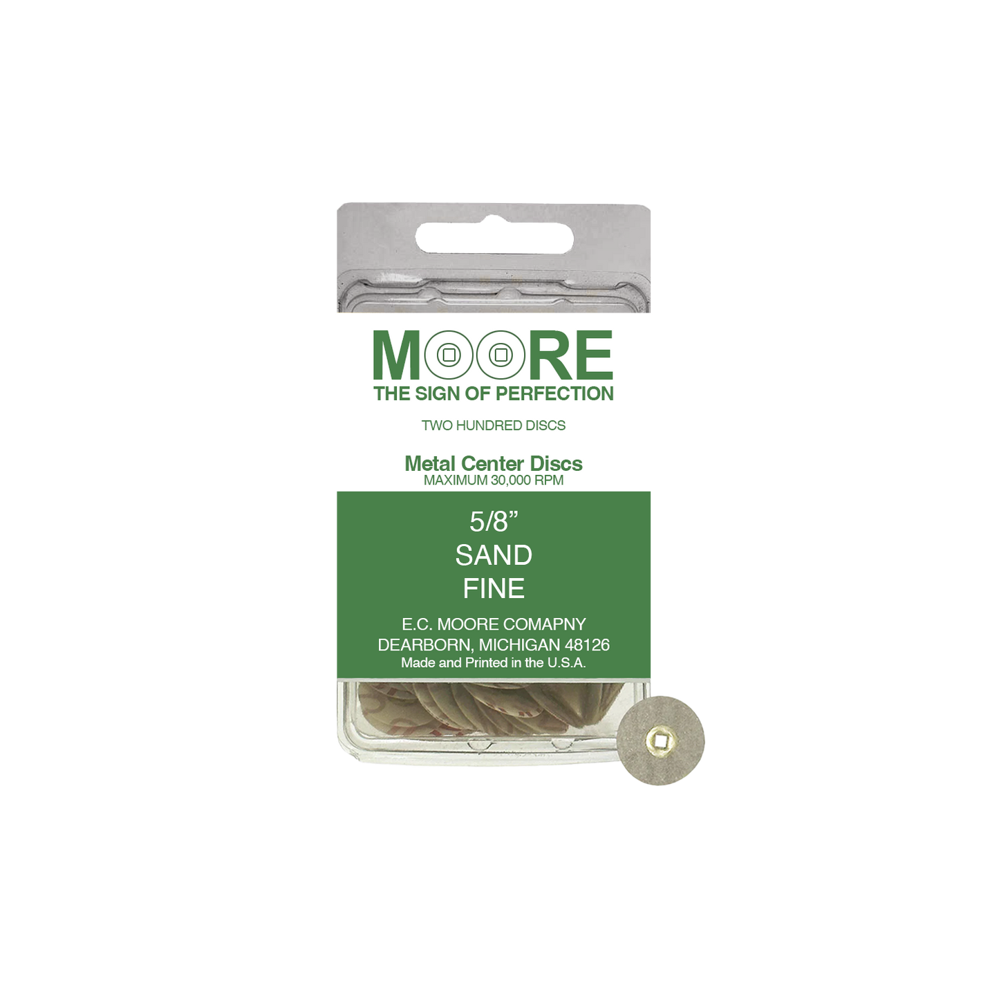 Moore’s Sand Discs (Snap-On)