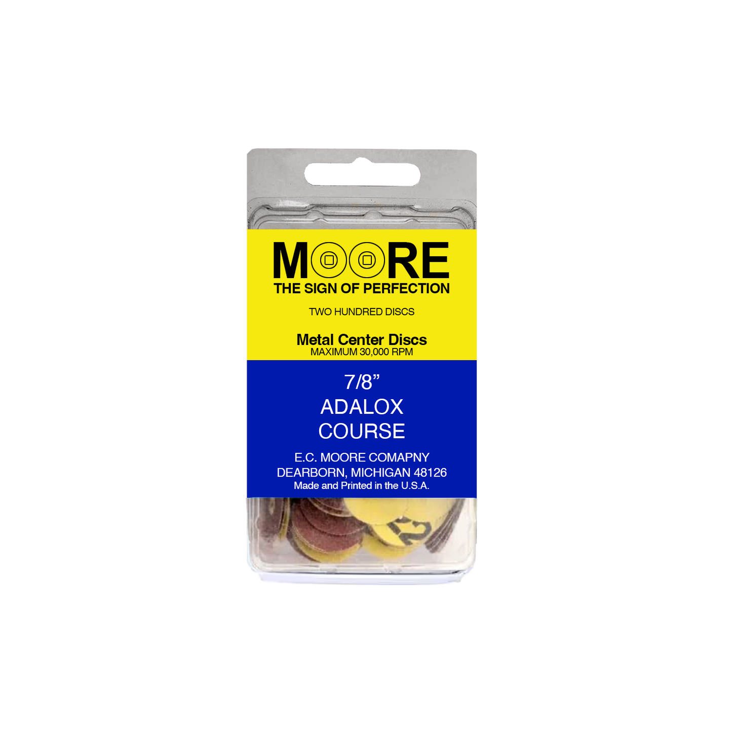 Moore’s Adalox Discs (Snap-On)