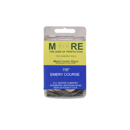 Moore’s Emery Discs (Snap-On)