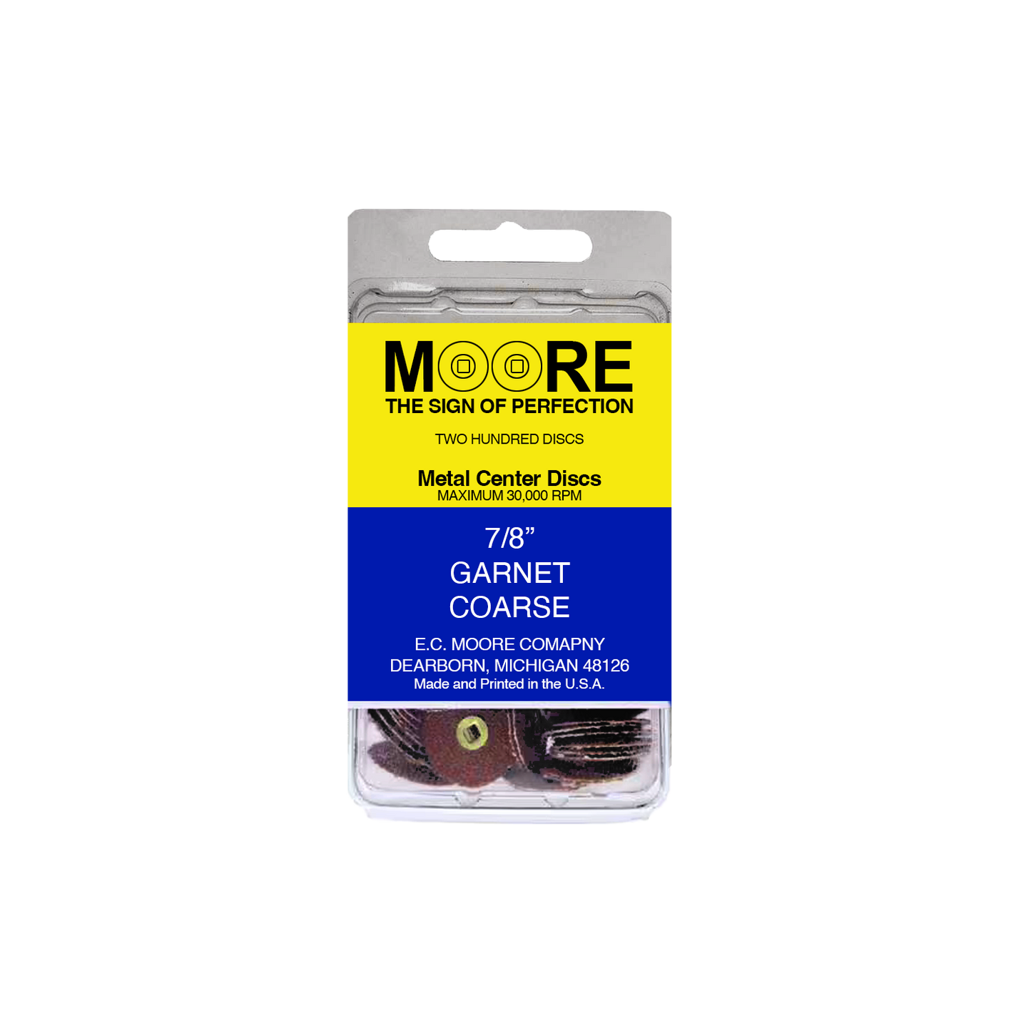 Moore’s Garnet Discs (Snap-On)