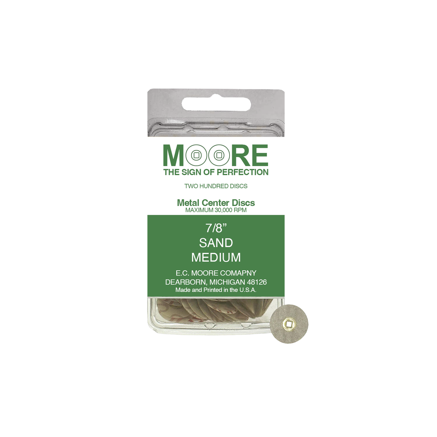 Moore’s Sand Discs (Snap-On)