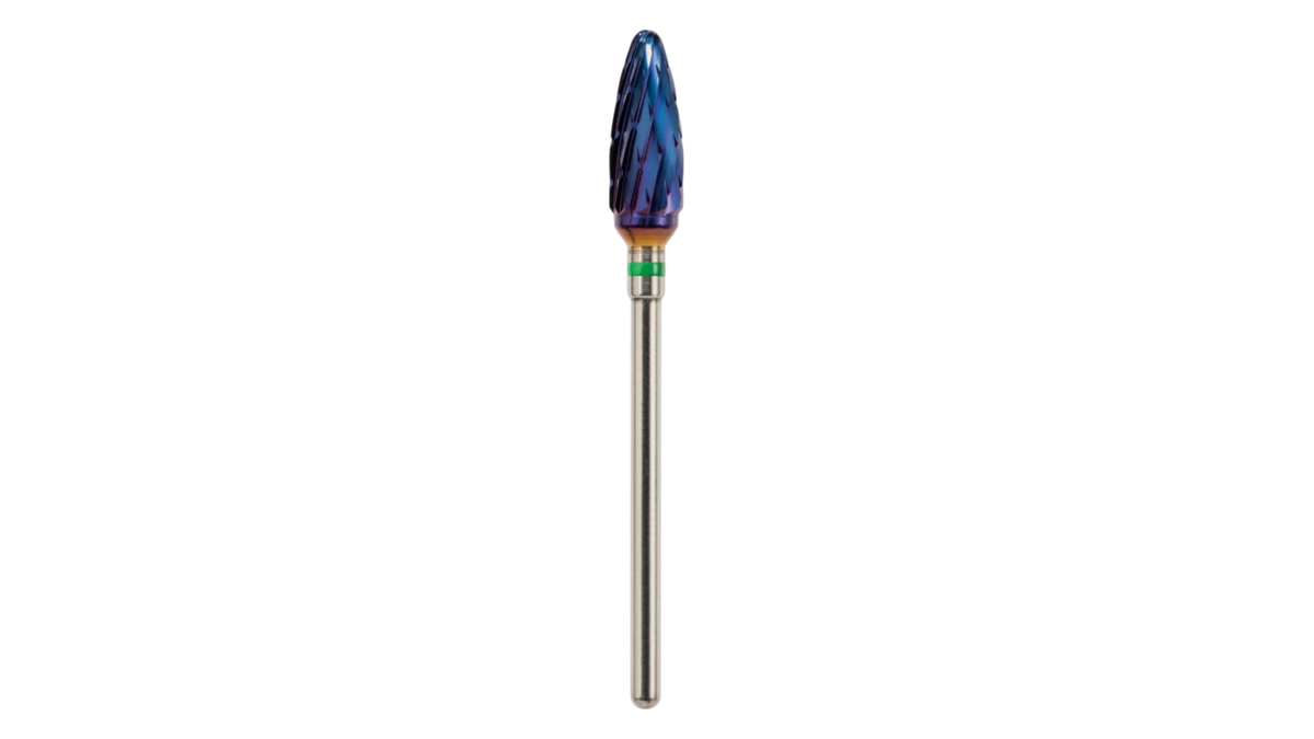 Rotatool RT515C-TiAIN Carbide Bur Extra Large Cone, Coarse Cross Cut
