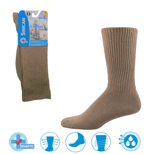 The Simcan Comfort Sock® Mid-Calfs (Sand)