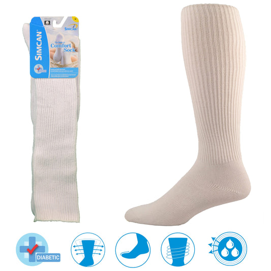 The Simcan Comfort Sock® Over the calf (White)