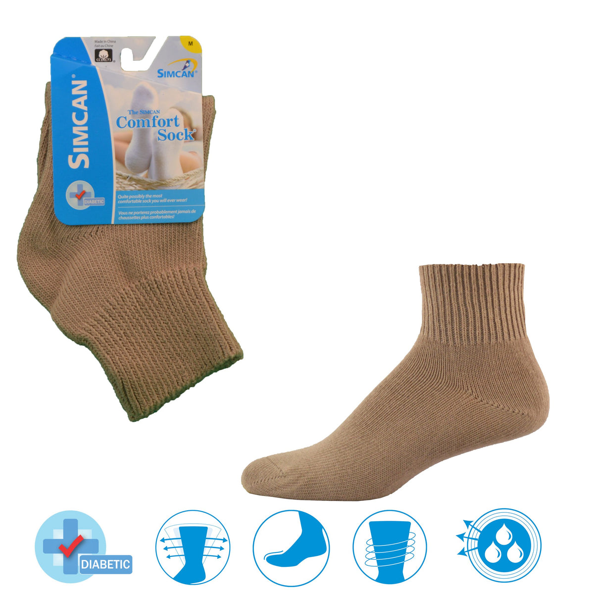 Simcan Comfort Sock® Low Rise (Sand)