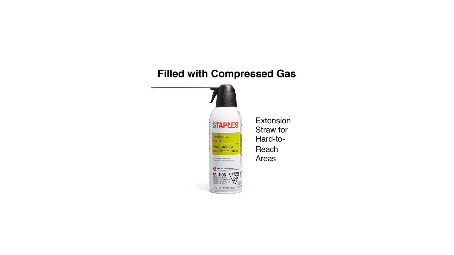 Staples® Electronics Air Duster (7oz)
