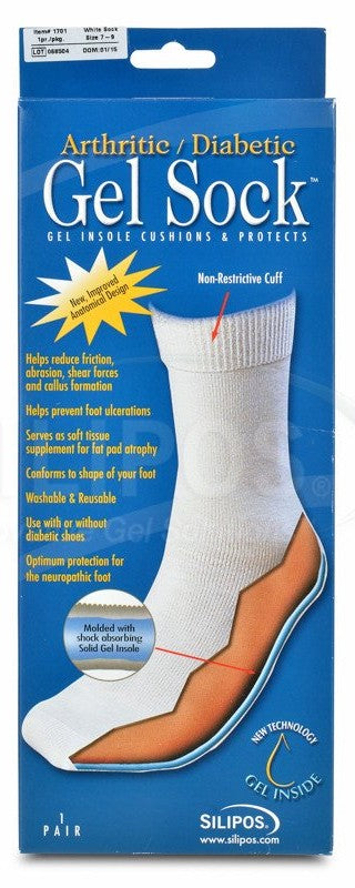Silipos Arthritic/Diabetic Gel Sock
